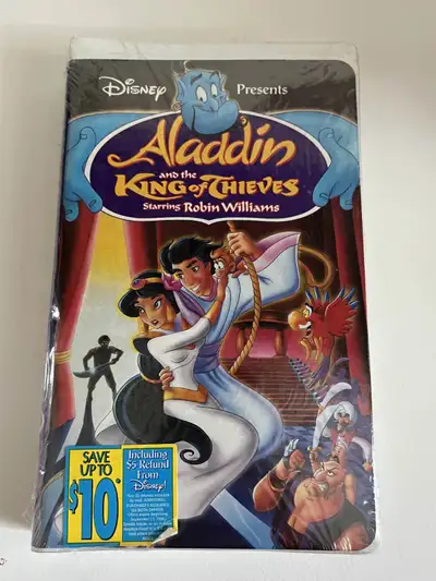 Disney Aladdin and the King of Thieves VHS, View more