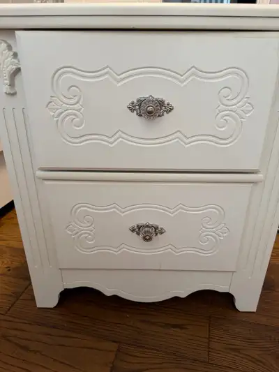 White French Provincial Nightstand, View more