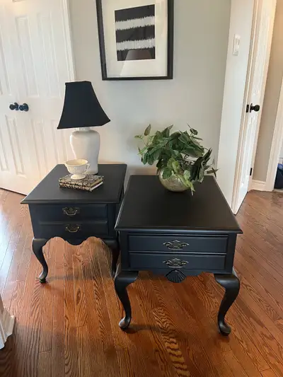 Gibbart Style Living or Bedroom Side Table Set of (2), View more