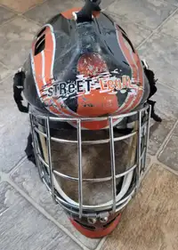 Hockey - Street Hockey Goalie equipment - Helmet - Blocker - Bag