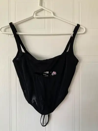 Corset noir femme taille petite, View more