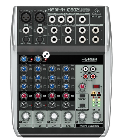 Xenyx Q802USB Mixer, View more