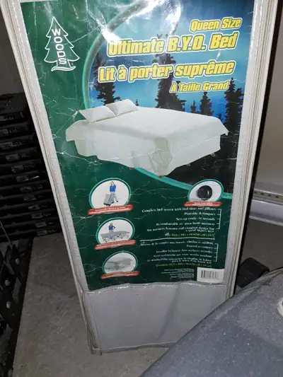 Lit queen gonflable, View more