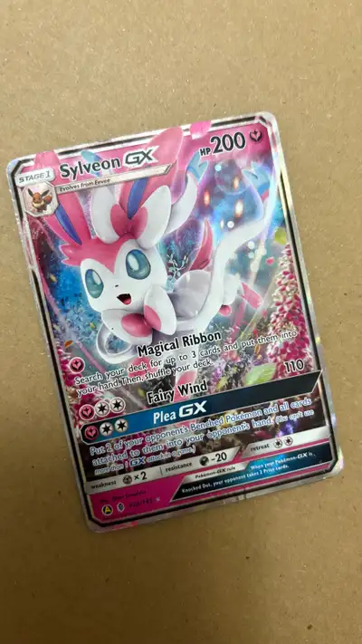 Pokémon card Sylveon GX #92a. 2017 Pokémon Guardians, View more
