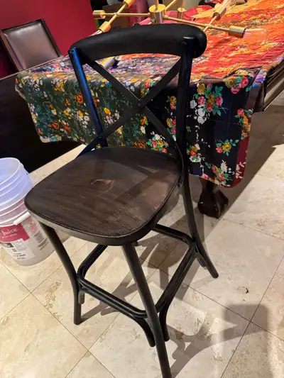 Cross-Back Bar Stool, View more