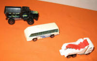 HOTWHEELS 3 Vintage Made In Malaysia -Good For HO Scale Train
