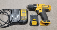 Dewalt Cordless Drill 12V.Battery and Charger.