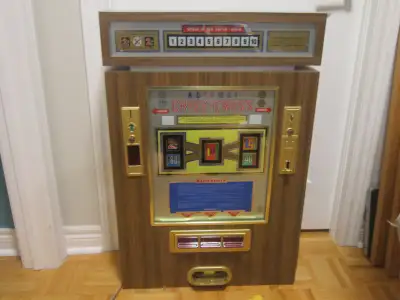 Vintage Rotomat CRISS CROSS German Slot Machine, View more