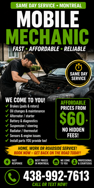 CAR TROUBLE? NO NEED FOR A GARAGE — I COME TO YOU, View more