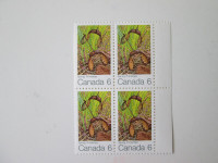 SC535 Block of 4 Canadian Mint Postage Stamps Spring Printemps