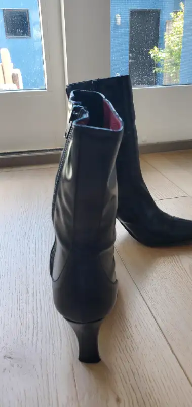 ROBERT PLINER - Women's Black Mid Calf High Heel Boot63235092769923122