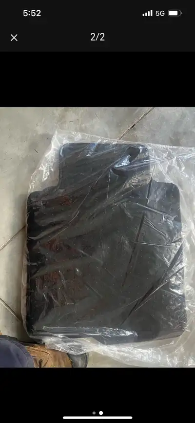 Brand new black carpet floor mats from Ford. Came with new truck and never been opened. Front and re...