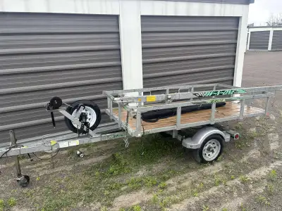 Bed with removable sides for two in one jetski trailer. (Trailer not included) if you have one of th...