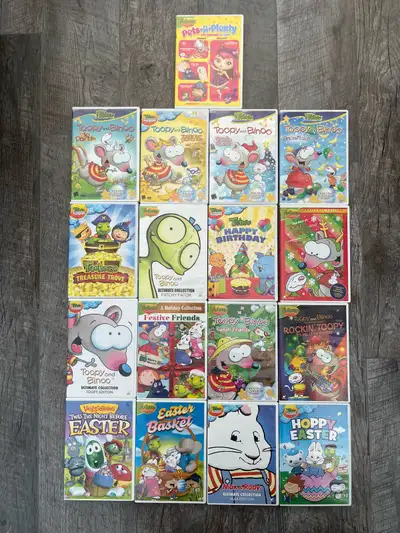 TREE HOUSE DVDs Includes Toopy and Binoo, Max and Ruby and others 17 DVDs - sold together as a set P...