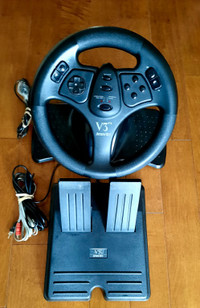 InterAct V3 FX Steering Racing Wheel + Pedals N64