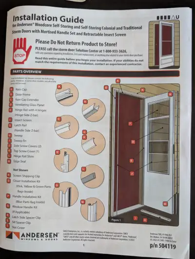Storm Door NEW, View more