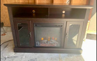 Electric Fireplace with TV/Entertainment Cabinet