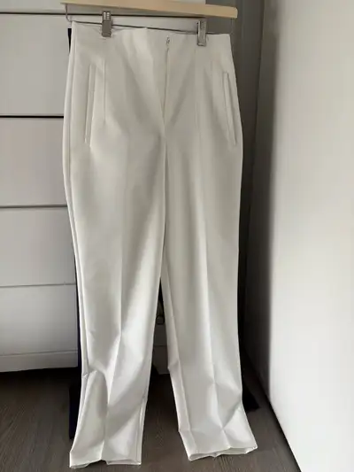 WHITE ZARA DRESS PANTS, View more