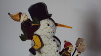 BALANCING TOY - TWO ELVES AND A SNOWMAN