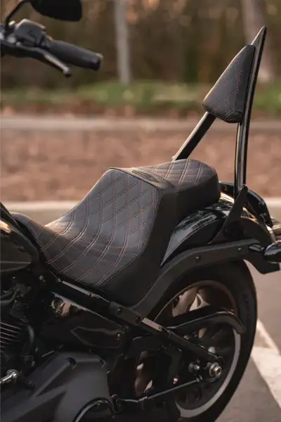 NEW with Red double diamond stitching. bought in the winter, changed my mind to go with saddlemen. C...
