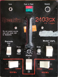 SPEEDOTRON 2403CX Power Pack-Works Great!