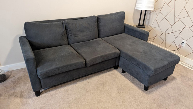 Apartment size sofa with chase | Couches & Futons | Calgary | Kijiji