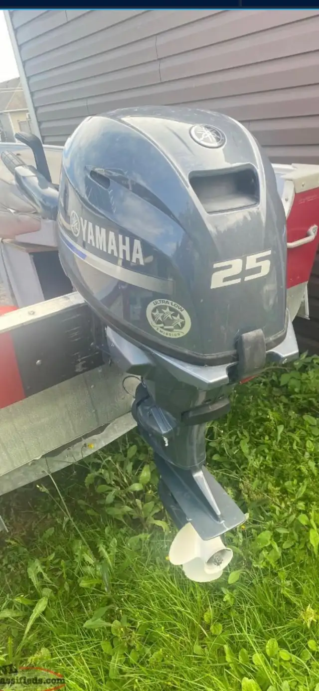 WC 14’ Lund. Yamaha 25HP motor $9500ono in Powerboats & Motorboats in St. John's - Image 2