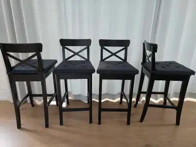 Bar stools (set of 4), View more