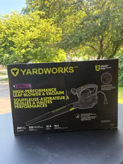 Yardworks Leaf Blower Vacuum, Voir plus