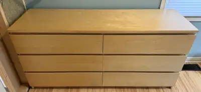 IKEA Malm 6 drawer dresser/chest, View more