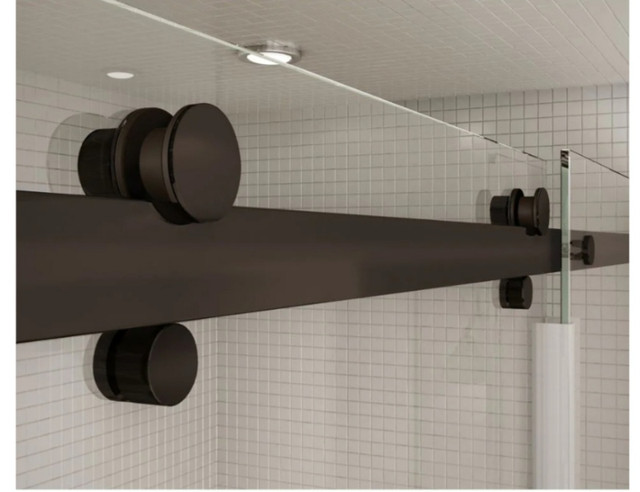 MAAX 56-1/2 - 59W x 55-1/2H Frameless Sliding Tub Doors in Plumbing, Sinks, Toilets & Showers in City of Toronto - Image 3