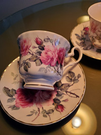 4 Tea Cups and Saucers