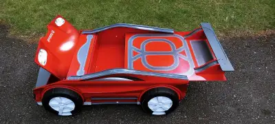 KidKraft Speedway Play N Store Activity Table Designed like their favourite racecar, this table feat...