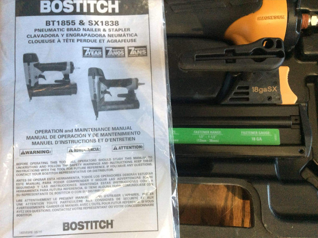 Bostitch stapler in Power Tools in Moose Jaw - Image 2