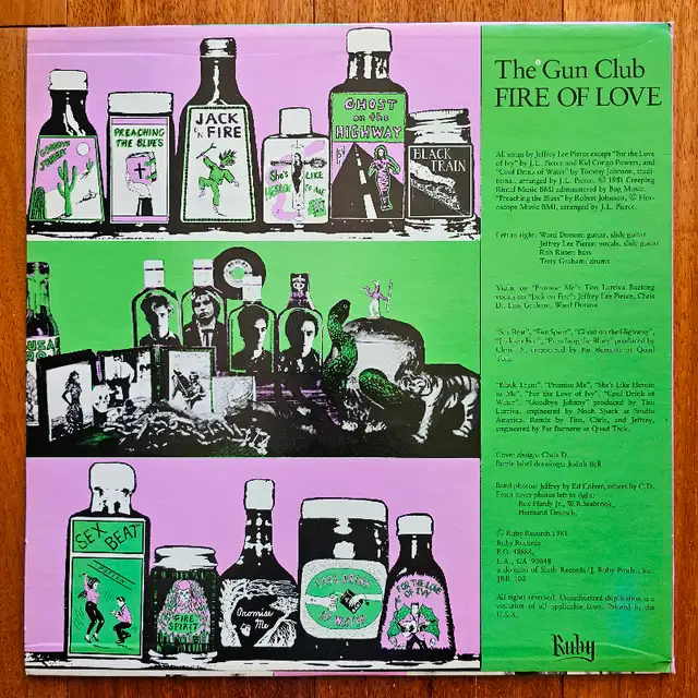 The Gun Club "Fire Of Love" VINYL LP62864363033091121