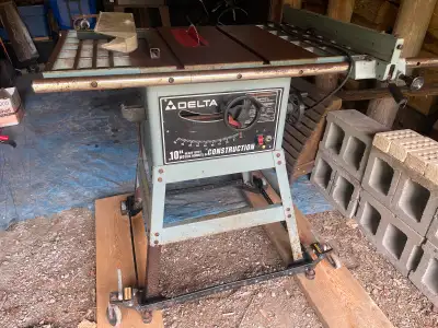 Delta heavy duty table saw, View more