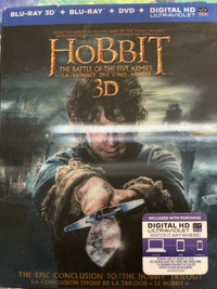 The Battle of The five armies 3D Blu-ray 17$