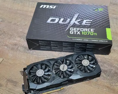 MSI Nvidia GeForce® GTX 1070 Ti DUKE 8G Graphics Card, View more