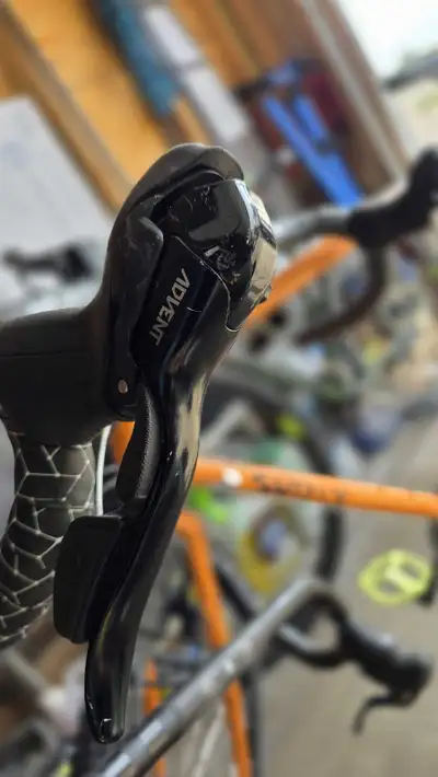 Microshift Advent 1x9 shifter and brake levers for dropbar, View more