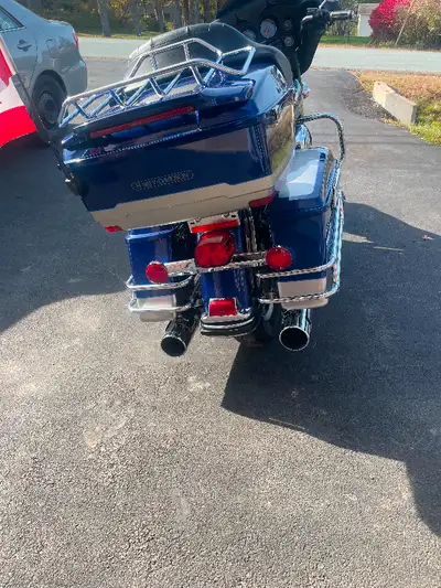 2008 Harley Davidson FLHT Blue/Grey
