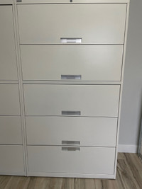 White Office Filing and Storage Cabinets