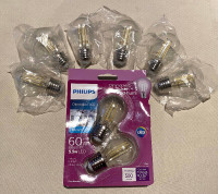 8 Ampoules E26 Philips DEL à gradation A15 60W équivalent Bulbs