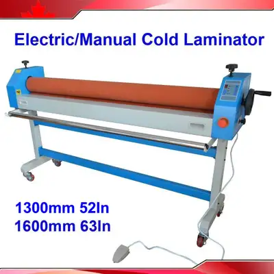Electric Manual Cold Roll Laminator Machine Wide Format 120020, View more