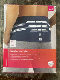 Lumbamed plus Lumbar support with Massage Pad Back Support/Brace