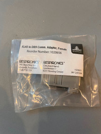 RJ45 to DB9 Comm adapter female