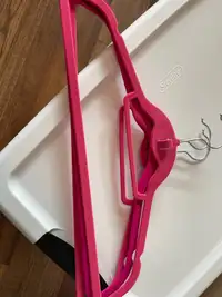 Coat hangers (pink coat hangers 