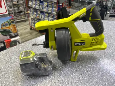 Ryobi P4001 18V Drain Auger Kit With Battery And Charger, View more