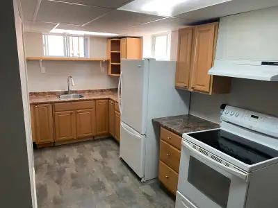 Newly renovated! 1 bedroom 1 bathroom basement unit for rent