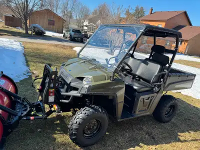 Low hrs machine with Boss Plow full hydraulic with the hand controller. Reason for selling: bought a...