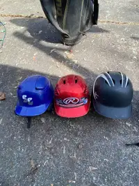 Baseball helmets 